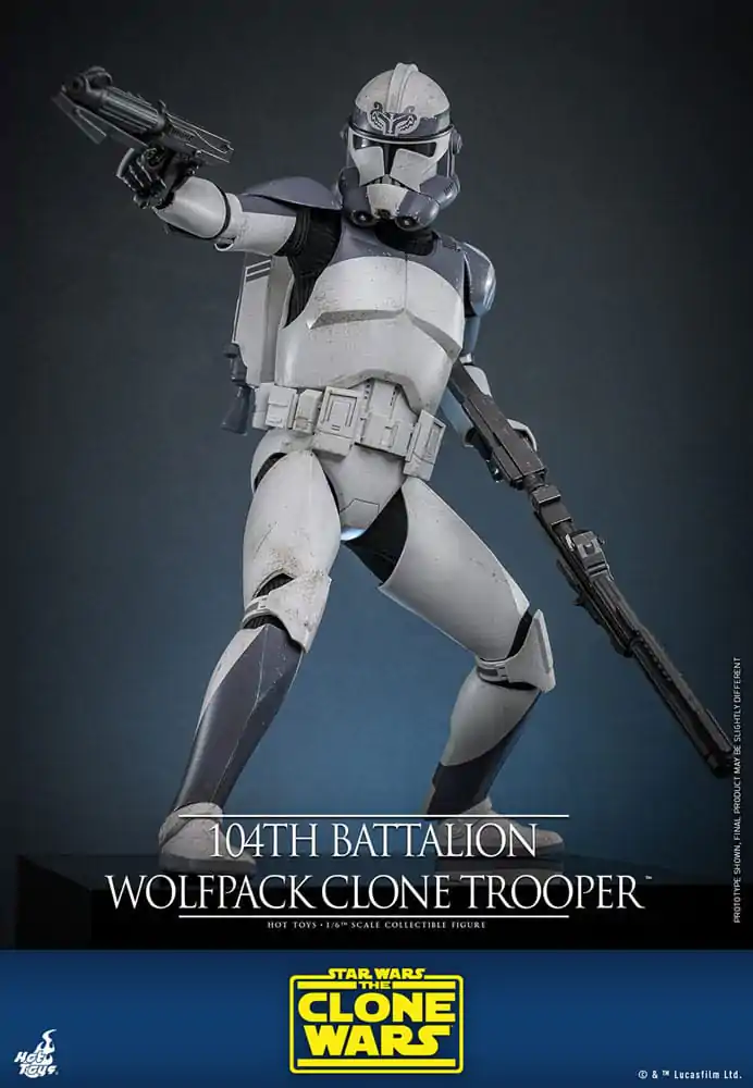 Star Wars The Clone Wars Figurka Akcji 1/6 104th Battalion Wolfpack Clone Trooper 30 cm zdjęcie produktu