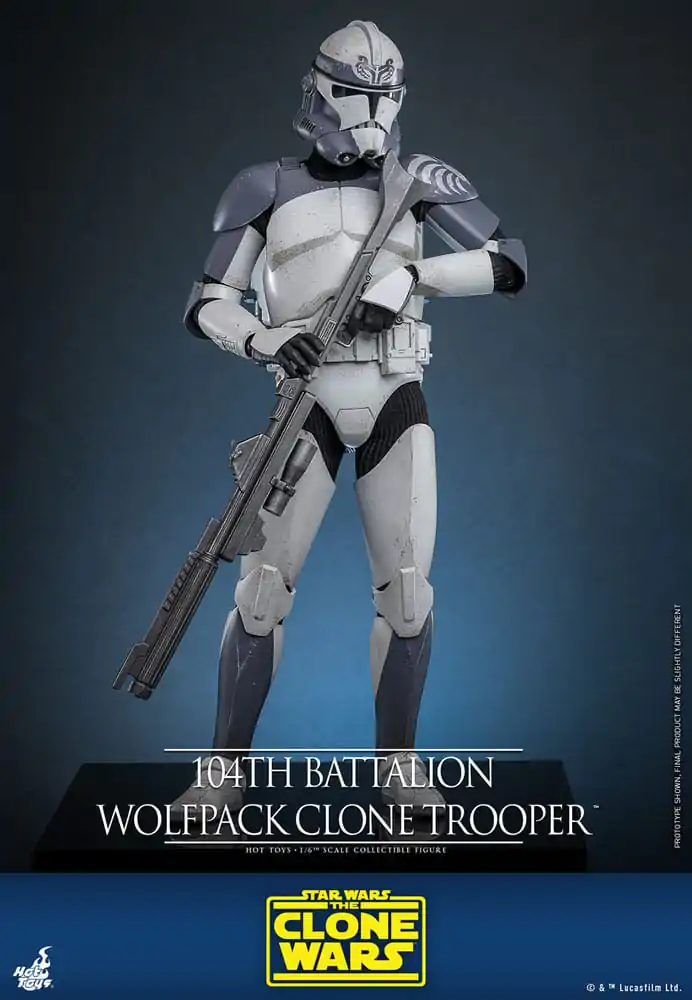 Star Wars The Clone Wars Figurka Akcji 1/6 104th Battalion Wolfpack Clone Trooper 30 cm zdjęcie produktu