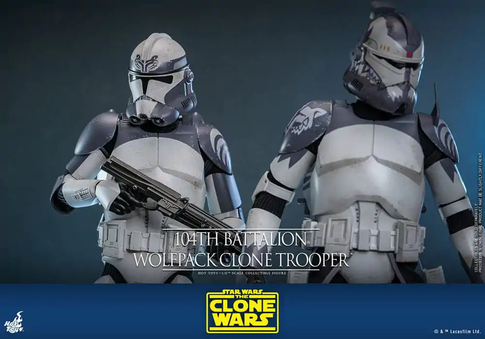 Star Wars The Clone Wars Figurka Akcji 1/6 104th Battalion Wolfpack Clone Trooper 30 cm zdjęcie produktu