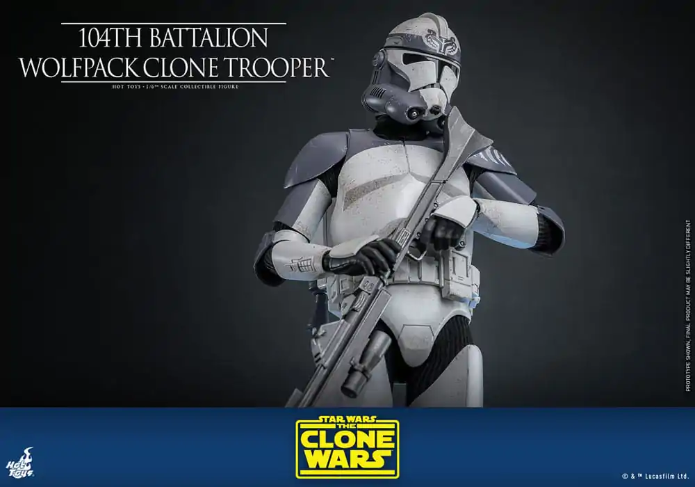 Star Wars The Clone Wars Figurka Akcji 1/6 104th Battalion Wolfpack Clone Trooper 30 cm zdjęcie produktu