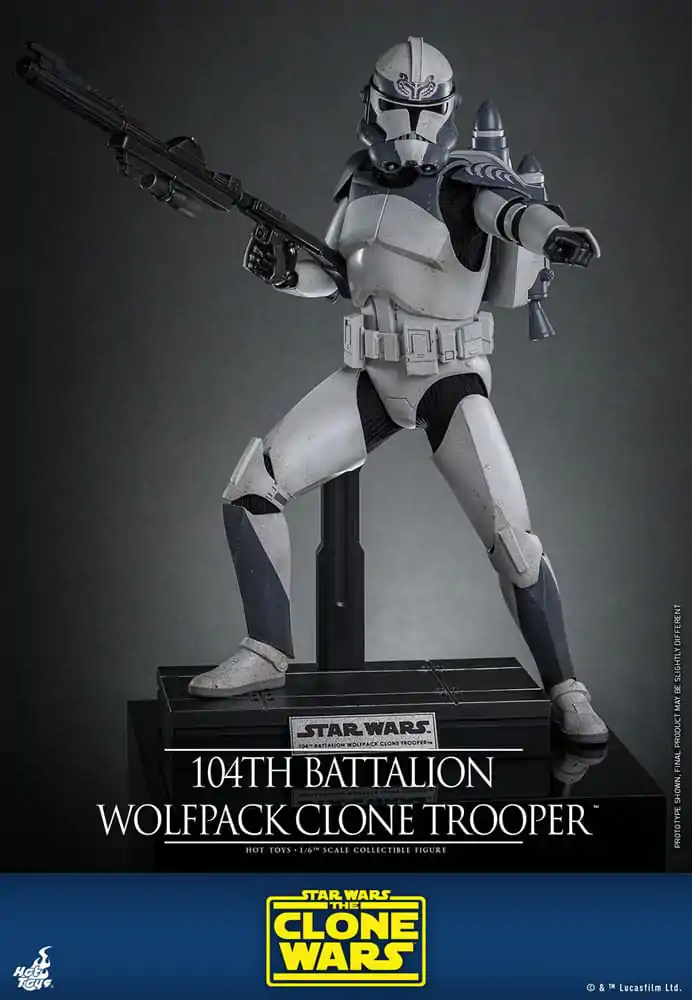 Star Wars The Clone Wars Figurka Akcji 1/6 104th Battalion Wolfpack Clone Trooper 30 cm zdjęcie produktu