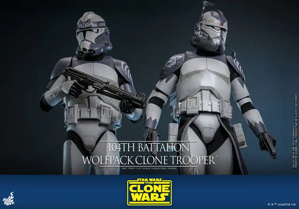 Star Wars The Clone Wars Figurka Akcji 1/6 104th Battalion Wolfpack Clone Trooper 30 cm zdjęcie produktu