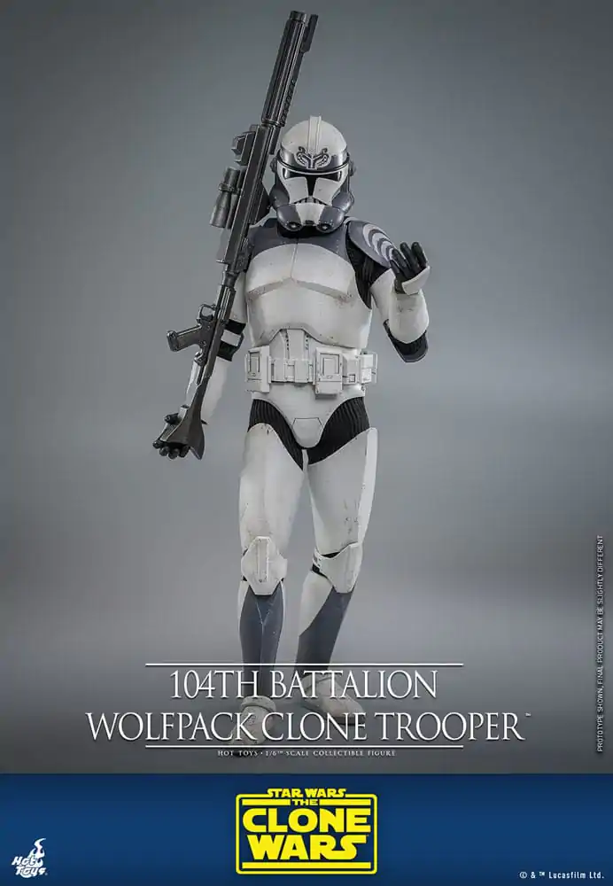 Star Wars The Clone Wars Figurka Akcji 1/6 104th Battalion Wolfpack Clone Trooper 30 cm zdjęcie produktu