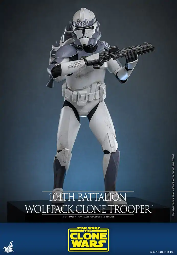 Star Wars The Clone Wars Figurka Akcji 1/6 104th Battalion Wolfpack Clone Trooper 30 cm zdjęcie produktu