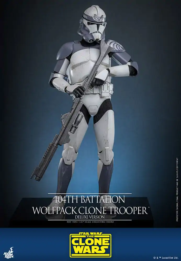 Star Wars The Clone Wars Figurka Akcji 1/6 104th Battalion Wolfpack Clone Trooper Deluxe Version 30 cm zdjęcie produktu