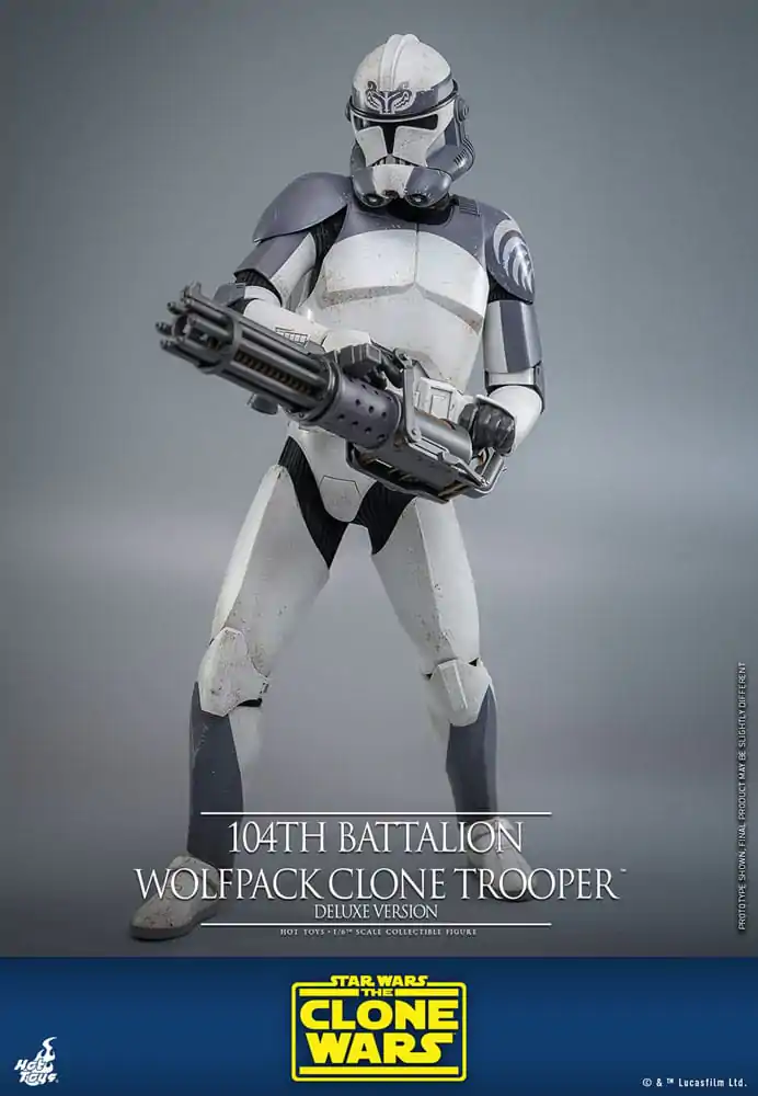 Star Wars The Clone Wars Figurka Akcji 1/6 104th Battalion Wolfpack Clone Trooper Deluxe Version 30 cm zdjęcie produktu