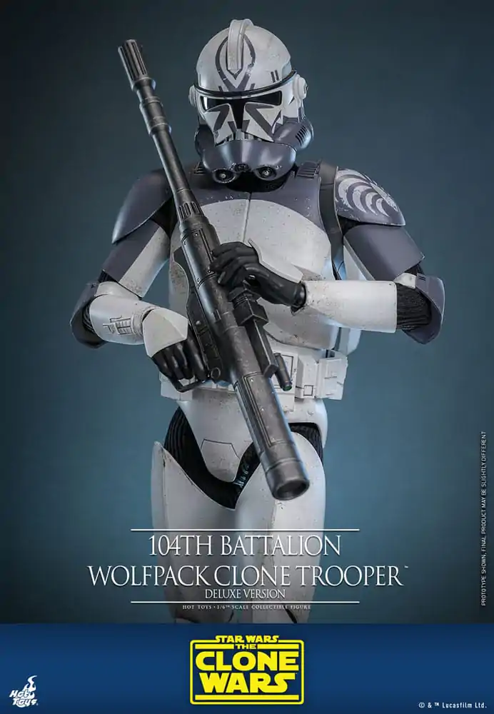 Star Wars The Clone Wars Figurka Akcji 1/6 104th Battalion Wolfpack Clone Trooper Deluxe Version 30 cm zdjęcie produktu