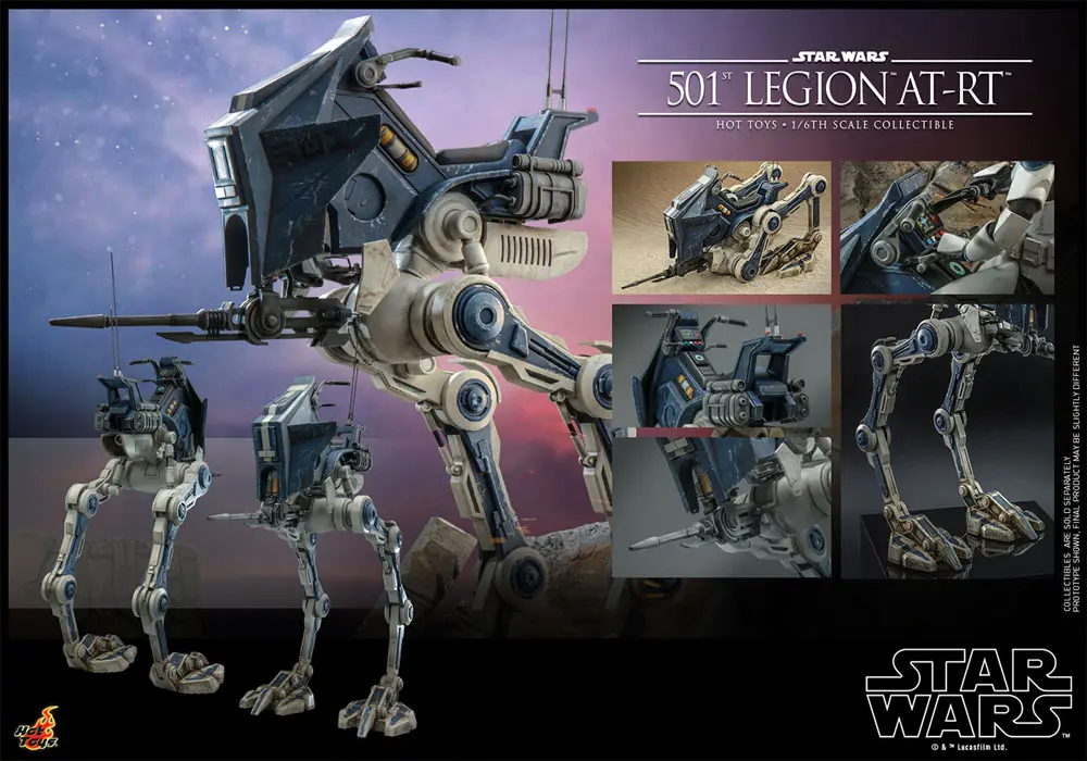 Figurka akcji Star Wars The Clone Wars 1/6 501st Legion AT-RT 64 cm zdjęcie produktu