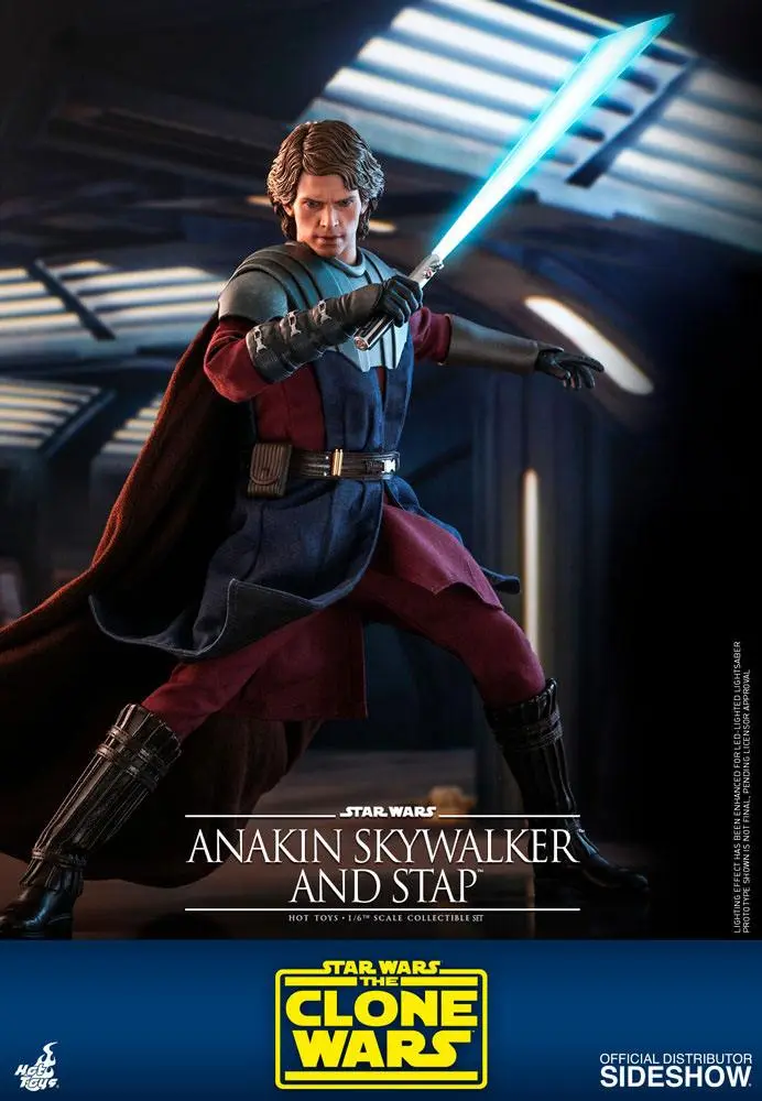 Star Wars: Wojny Klonów Figurka Akcji 1/6 Anakin Skywalker & STAP 31 cm zdjęcie produktu