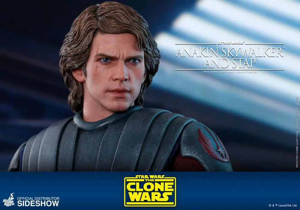 Star Wars: Wojny Klonów Figurka Akcji 1/6 Anakin Skywalker & STAP 31 cm zdjęcie produktu