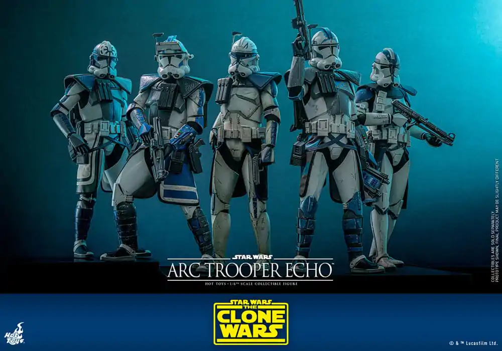 Star Wars: The Clone Wars Figurka Akcji 1/6 Arc Trooper Echo 30 cm zdjęcie produktu