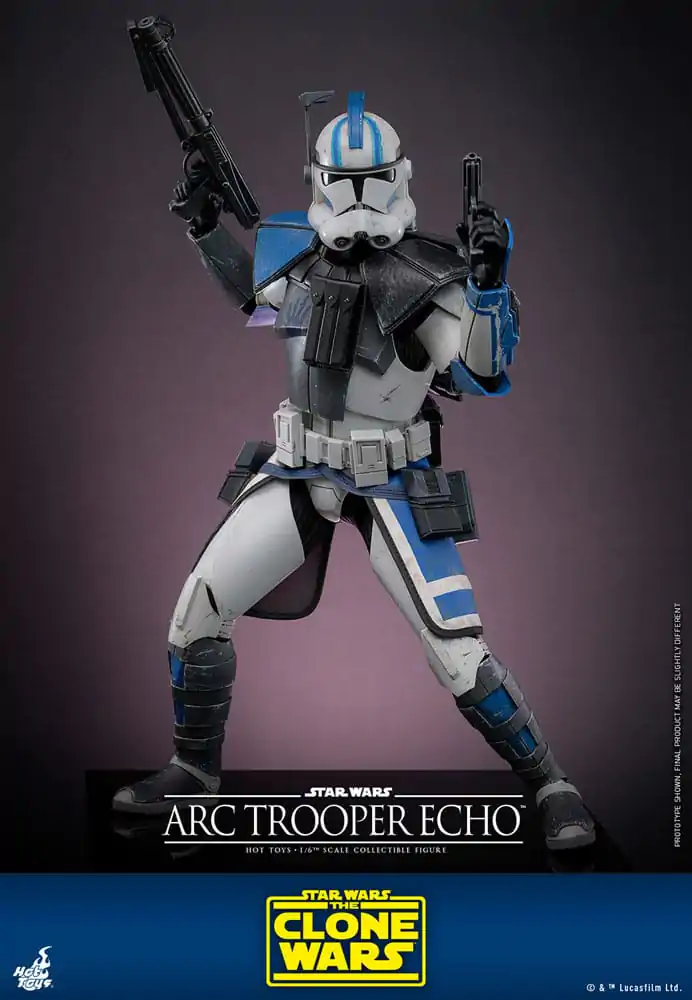 Star Wars: The Clone Wars Figurka Akcji 1/6 Arc Trooper Echo 30 cm zdjęcie produktu