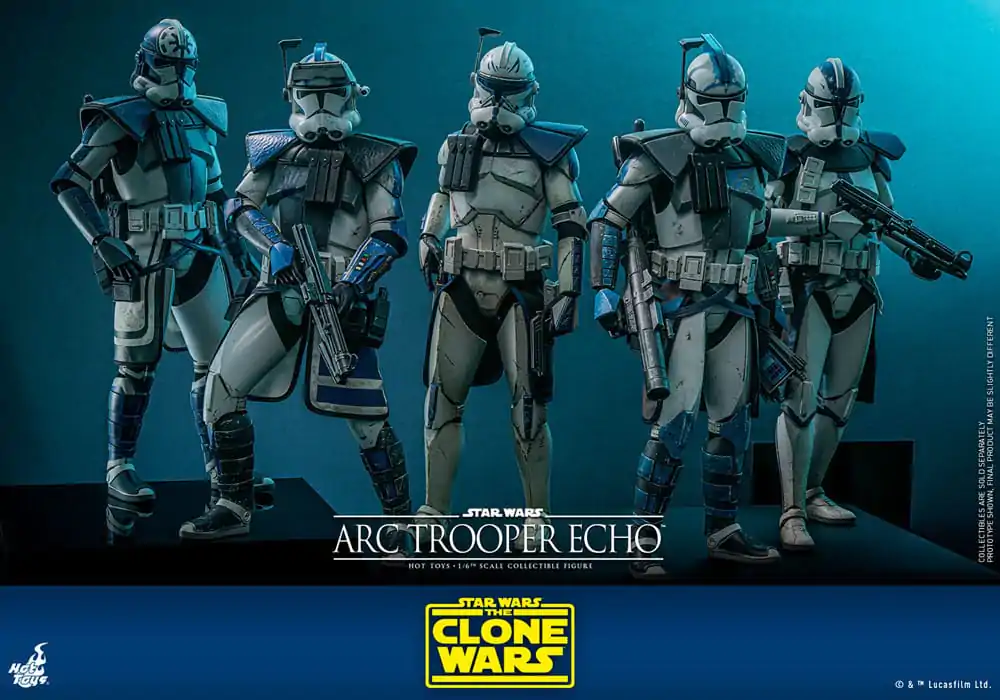 Star Wars: The Clone Wars Figurka Akcji 1/6 Arc Trooper Echo 30 cm zdjęcie produktu