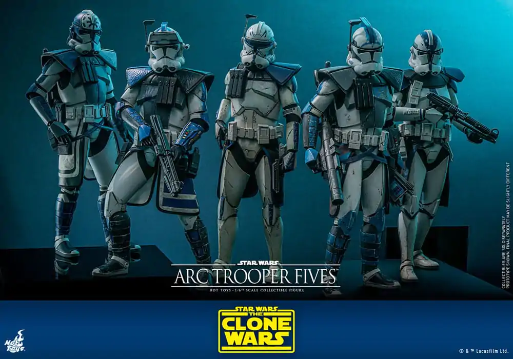 Star Wars: The Clone Wars Figurka Akcji 1/6 Arc Trooper Fives 30 cm zdjęcie produktu