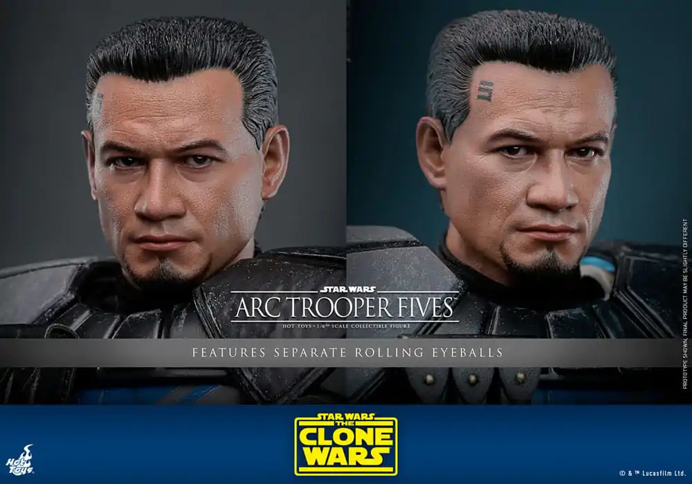 Star Wars: The Clone Wars Figurka Akcji 1/6 Arc Trooper Fives 30 cm zdjęcie produktu