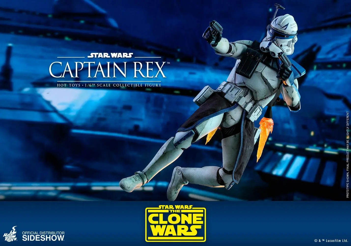 Star Wars The Clone Wars Figurka Akcji 1/6 Kapitan Rex 30 cm zdjęcie produktu