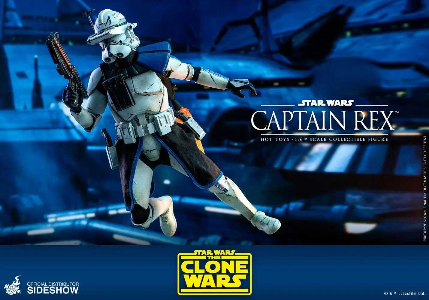 Star Wars The Clone Wars Figurka Akcji 1/6 Kapitan Rex 30 cm zdjęcie produktu