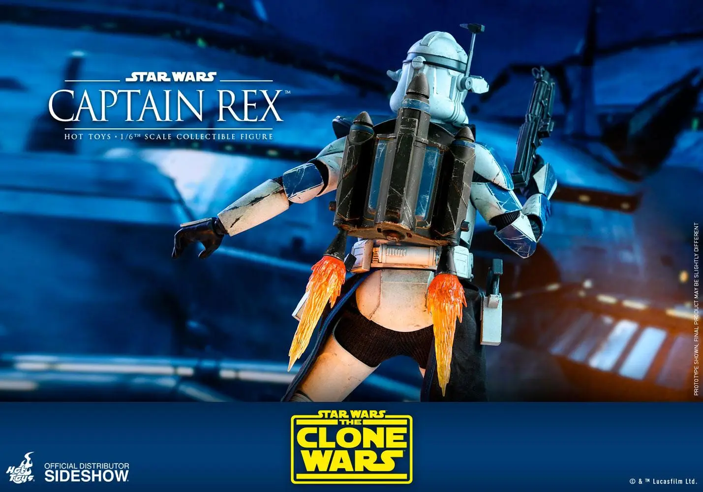 Star Wars The Clone Wars Figurka Akcji 1/6 Kapitan Rex 30 cm zdjęcie produktu