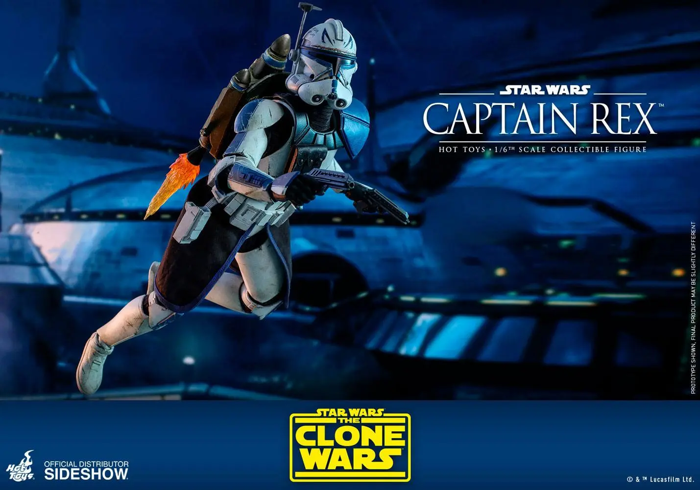 Star Wars The Clone Wars Figurka Akcji 1/6 Kapitan Rex 30 cm zdjęcie produktu