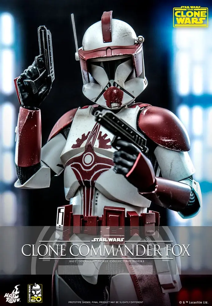 Star Wars: The Clone Wars Figurka Akcji 1/6 Clone Commander Fox 30 cm zdjęcie produktu