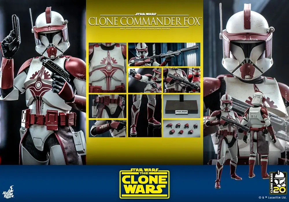 Star Wars: The Clone Wars Figurka Akcji 1/6 Clone Commander Fox 30 cm zdjęcie produktu