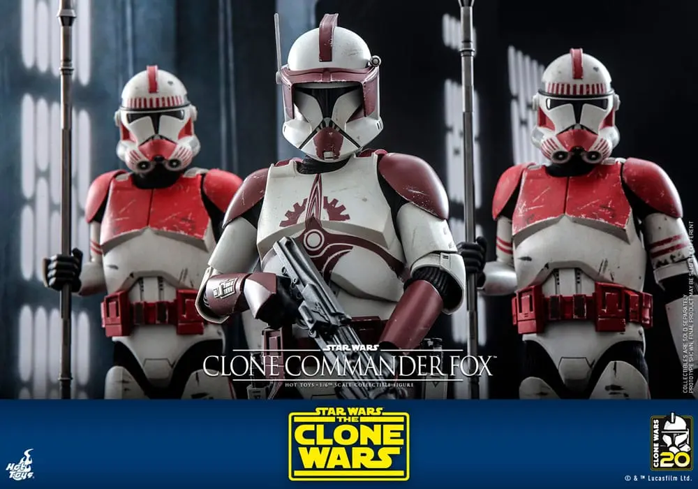 Star Wars: The Clone Wars Figurka Akcji 1/6 Clone Commander Fox 30 cm zdjęcie produktu