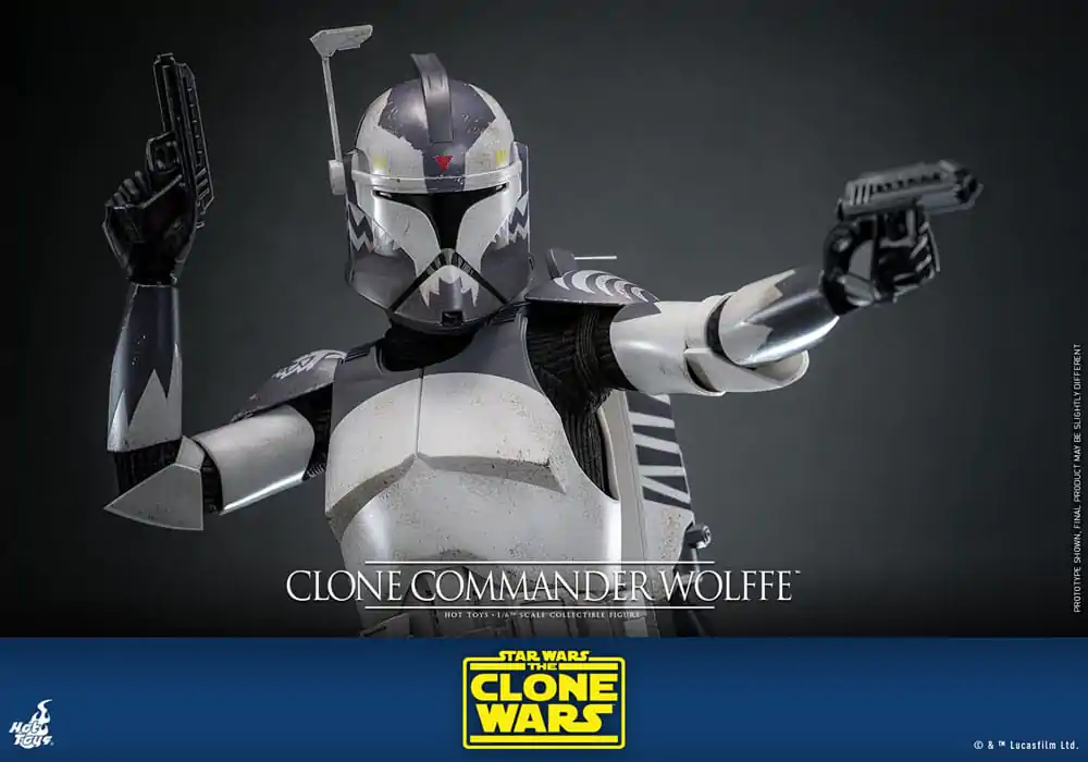 Star Wars: The Clone Wars Figurka Akcji 1/6 Clone Commander Wolffe 30 cm zdjęcie produktu