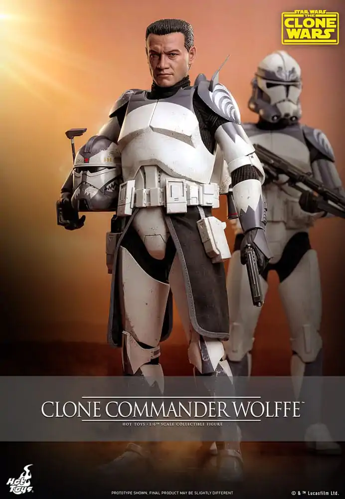 Star Wars: The Clone Wars Figurka Akcji 1/6 Clone Commander Wolffe 30 cm zdjęcie produktu