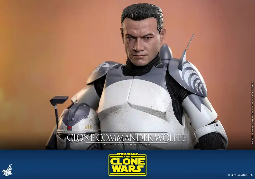 Star Wars: The Clone Wars Figurka Akcji 1/6 Clone Commander Wolffe 30 cm zdjęcie produktu