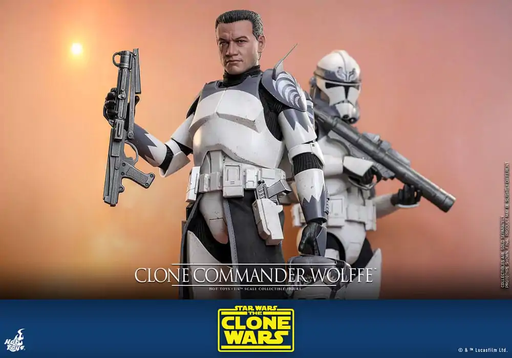 Star Wars: The Clone Wars Figurka Akcji 1/6 Clone Commander Wolffe 30 cm zdjęcie produktu