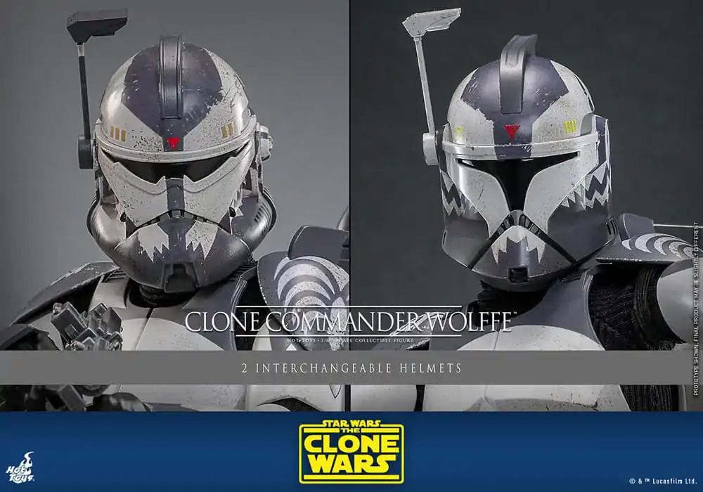 Star Wars: The Clone Wars Figurka Akcji 1/6 Clone Commander Wolffe 30 cm zdjęcie produktu