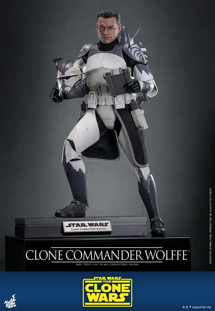 Star Wars: The Clone Wars Figurka Akcji 1/6 Clone Commander Wolffe 30 cm zdjęcie produktu