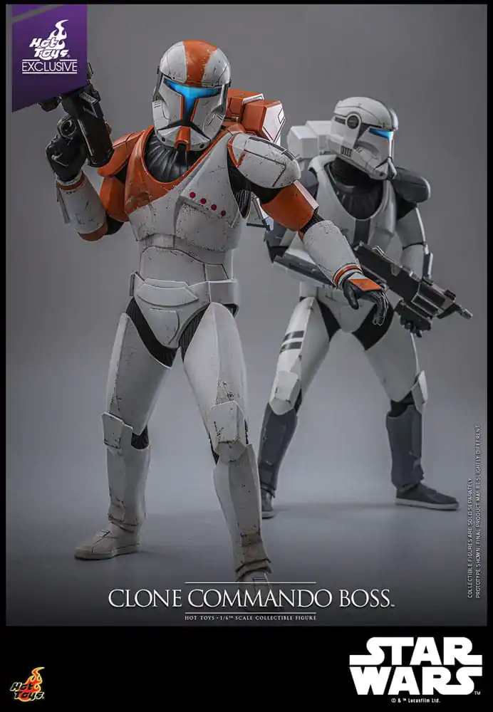Star Wars: The Clone Wars Figurka Akcji 1/6 Clone Commando Boss Hot Toys Exclusive 30 cm zdjęcie produktu