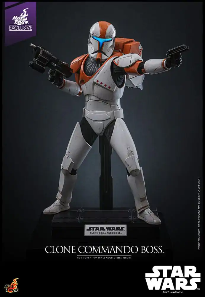 Star Wars: The Clone Wars Figurka Akcji 1/6 Clone Commando Boss Hot Toys Exclusive 30 cm zdjęcie produktu