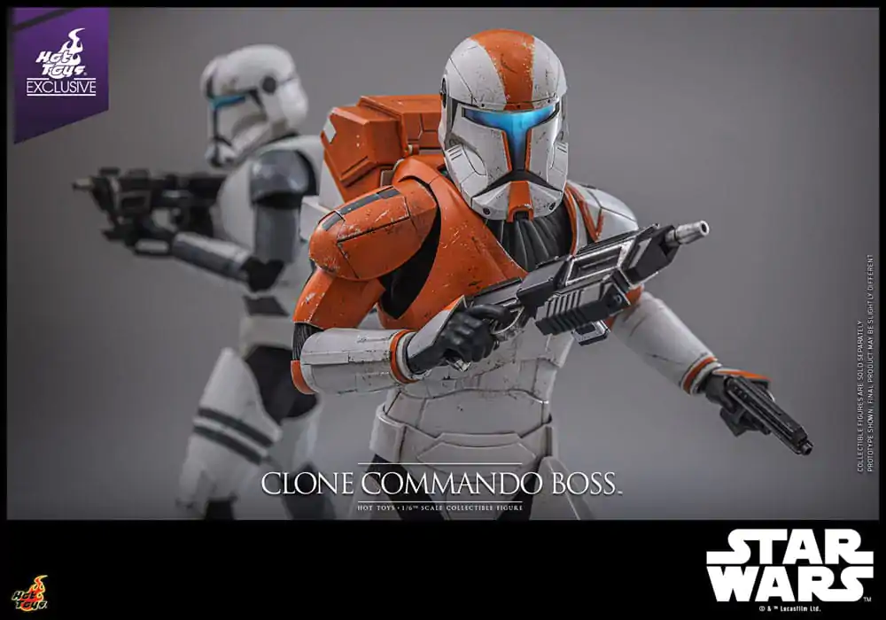 Star Wars: The Clone Wars Figurka Akcji 1/6 Clone Commando Boss Hot Toys Exclusive 30 cm zdjęcie produktu