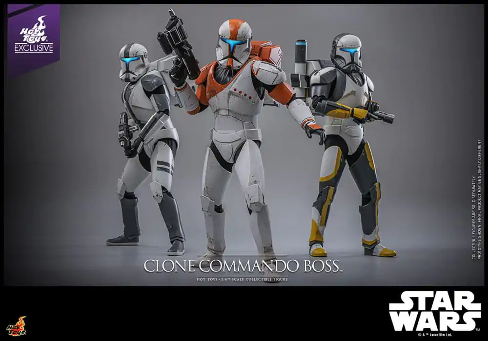 Star Wars: The Clone Wars Figurka Akcji 1/6 Clone Commando Boss Hot Toys Exclusive 30 cm zdjęcie produktu