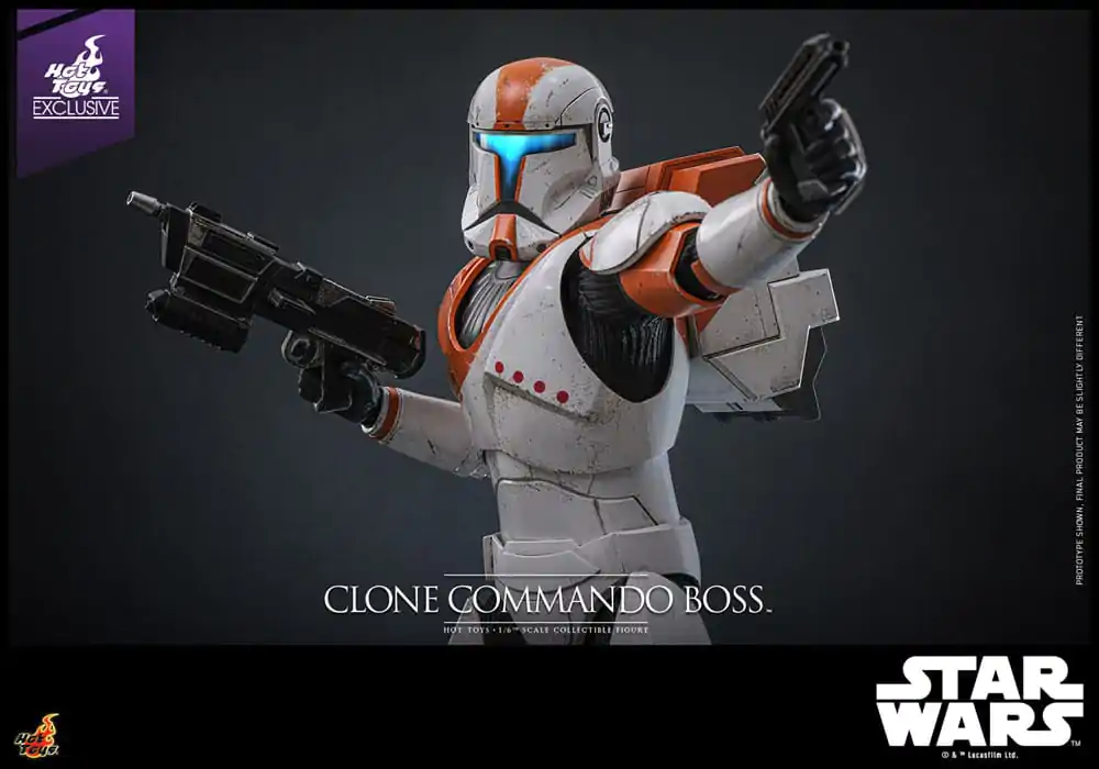 Star Wars: The Clone Wars Figurka Akcji 1/6 Clone Commando Boss Hot Toys Exclusive 30 cm zdjęcie produktu