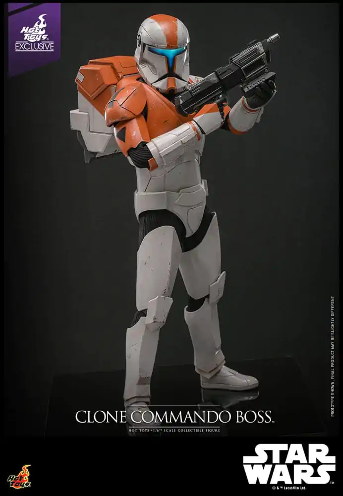 Star Wars: The Clone Wars Figurka Akcji 1/6 Clone Commando Boss Hot Toys Exclusive 30 cm zdjęcie produktu