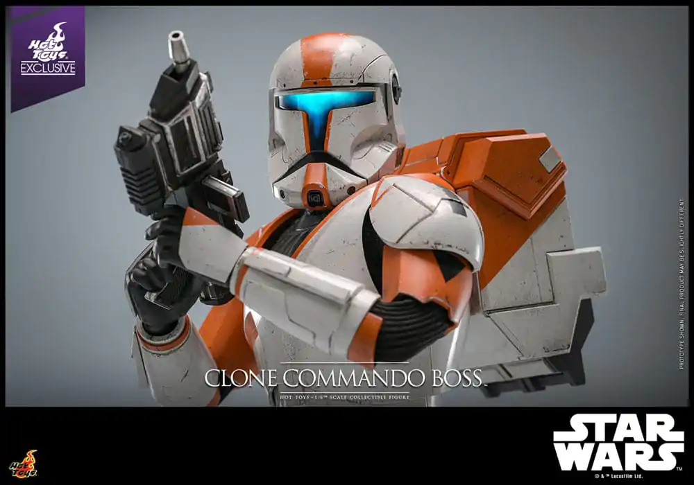 Star Wars: The Clone Wars Figurka Akcji 1/6 Clone Commando Boss Hot Toys Exclusive 30 cm zdjęcie produktu
