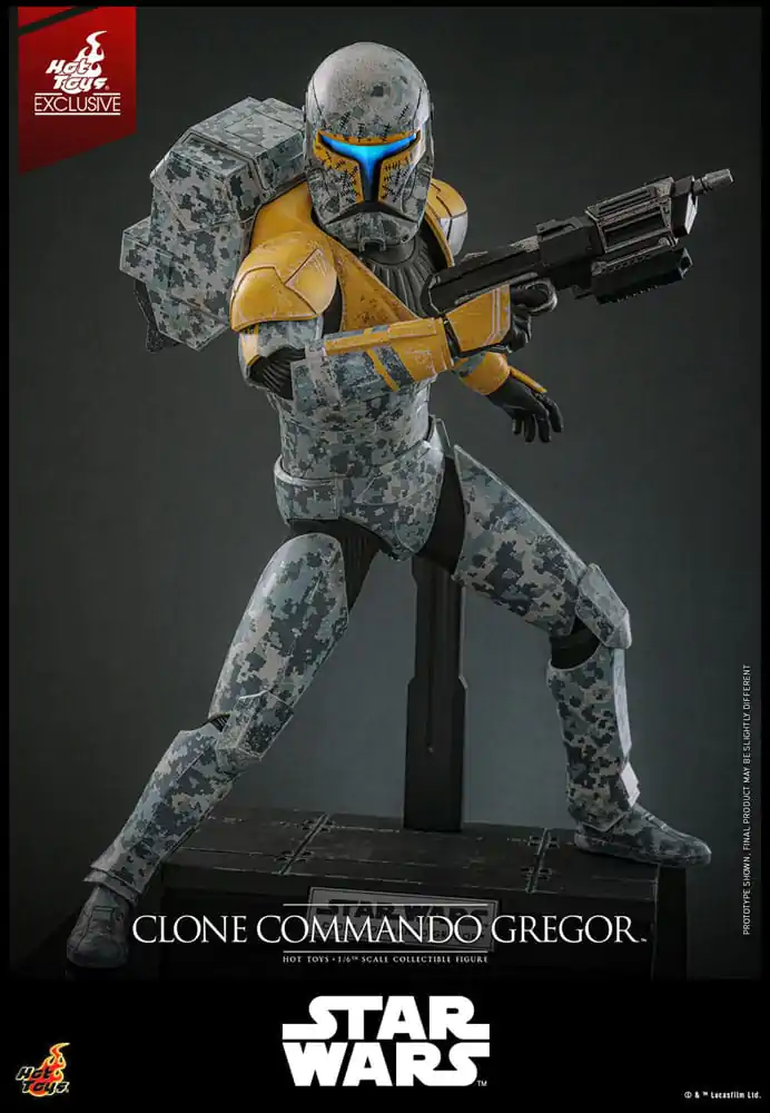Star Wars: The Clone Wars Figurka Akcji 1/6 Clone Commando Gregor Hot Toys Exclusive 30 cm zdjęcie produktu