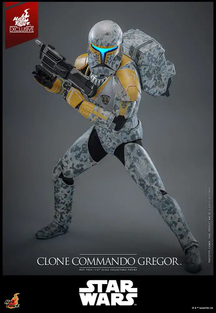 Star Wars: The Clone Wars Figurka Akcji 1/6 Clone Commando Gregor Hot Toys Exclusive 30 cm zdjęcie produktu