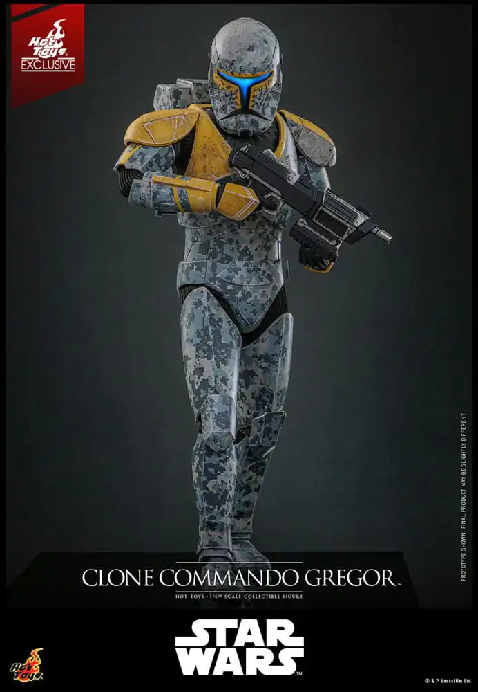 Star Wars: The Clone Wars Figurka Akcji 1/6 Clone Commando Gregor Hot Toys Exclusive 30 cm zdjęcie produktu