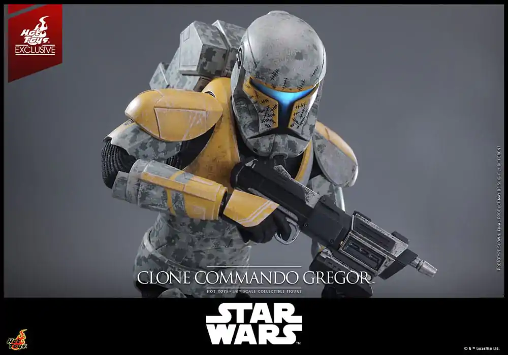 Star Wars: The Clone Wars Figurka Akcji 1/6 Clone Commando Gregor Hot Toys Exclusive 30 cm zdjęcie produktu