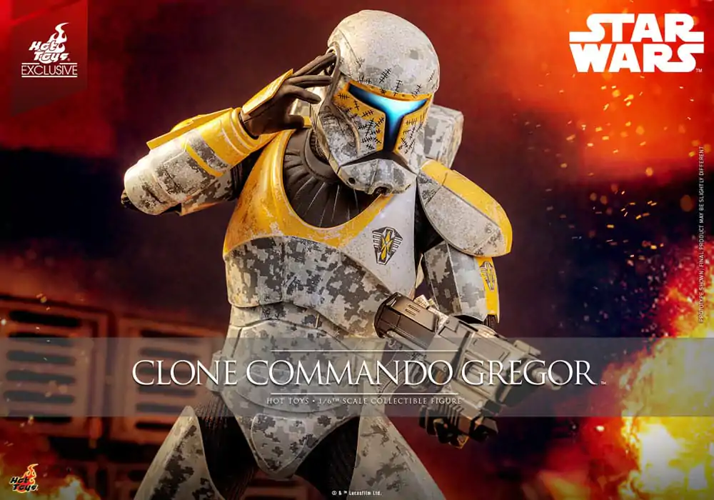 Star Wars: The Clone Wars Figurka Akcji 1/6 Clone Commando Gregor Hot Toys Exclusive 30 cm zdjęcie produktu