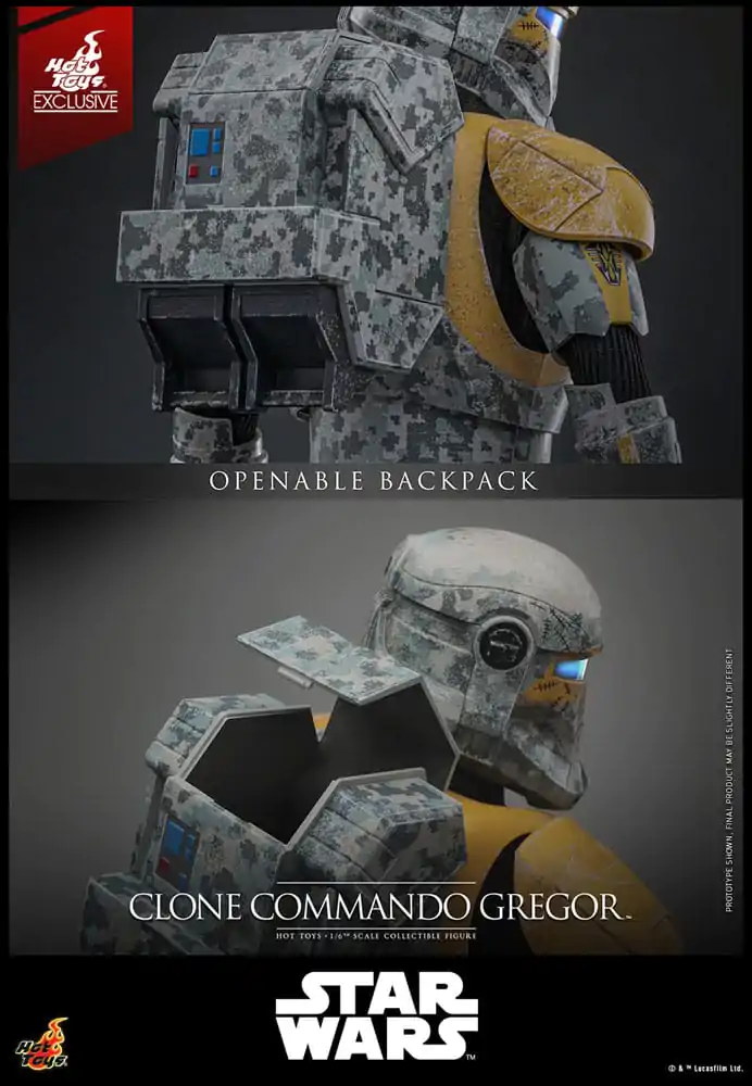 Star Wars: The Clone Wars Figurka Akcji 1/6 Clone Commando Gregor Hot Toys Exclusive 30 cm zdjęcie produktu