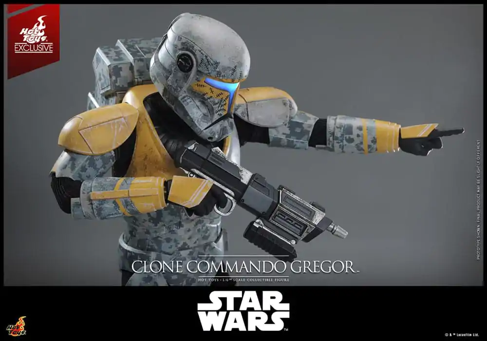 Star Wars: The Clone Wars Figurka Akcji 1/6 Clone Commando Gregor Hot Toys Exclusive 30 cm zdjęcie produktu