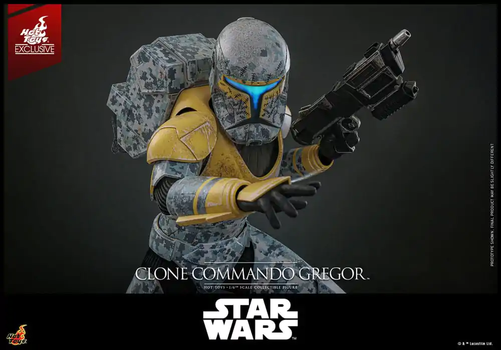 Star Wars: The Clone Wars Figurka Akcji 1/6 Clone Commando Gregor Hot Toys Exclusive 30 cm zdjęcie produktu