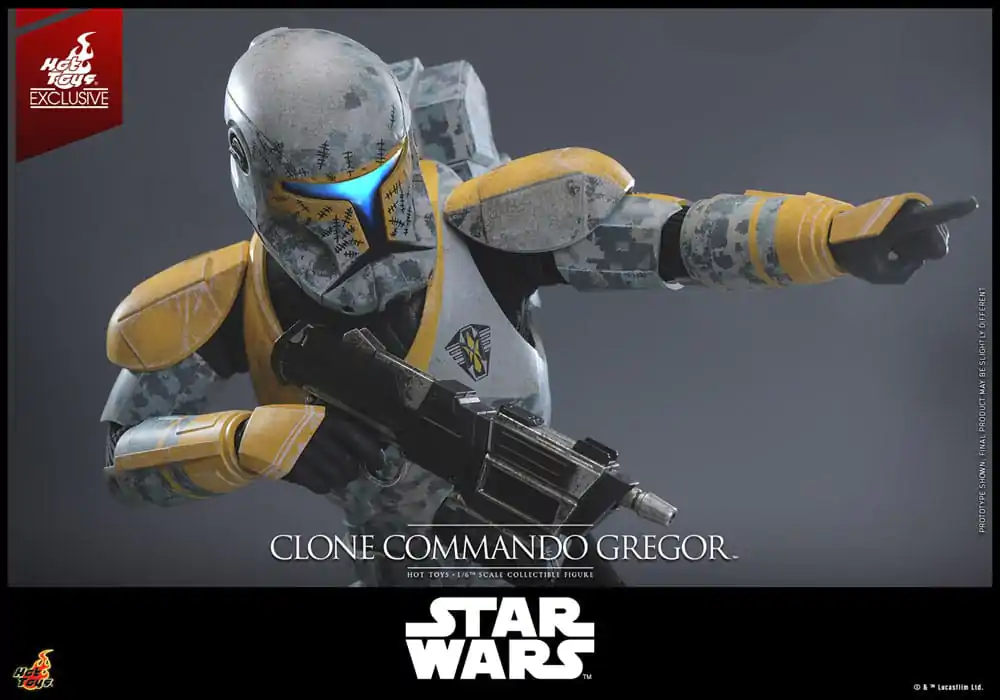 Star Wars: The Clone Wars Figurka Akcji 1/6 Clone Commando Gregor Hot Toys Exclusive 30 cm zdjęcie produktu