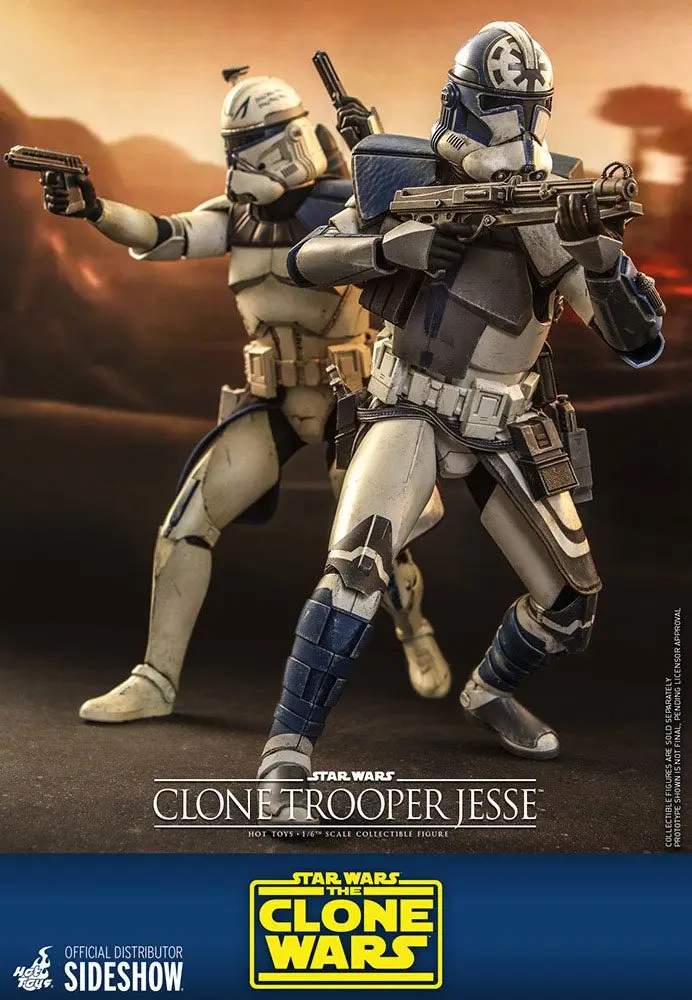 Star Wars The Clone Wars Figurka Akcji 1/6 Clone Trooper Jesse 30 cm zdjęcie produktu