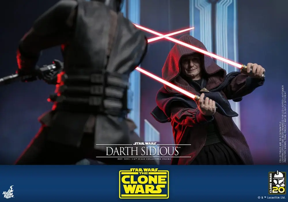 Star Wars: The Clone Wars Figurka Akcji 1/6 Darth Sidious 29 cm zdjęcie produktu